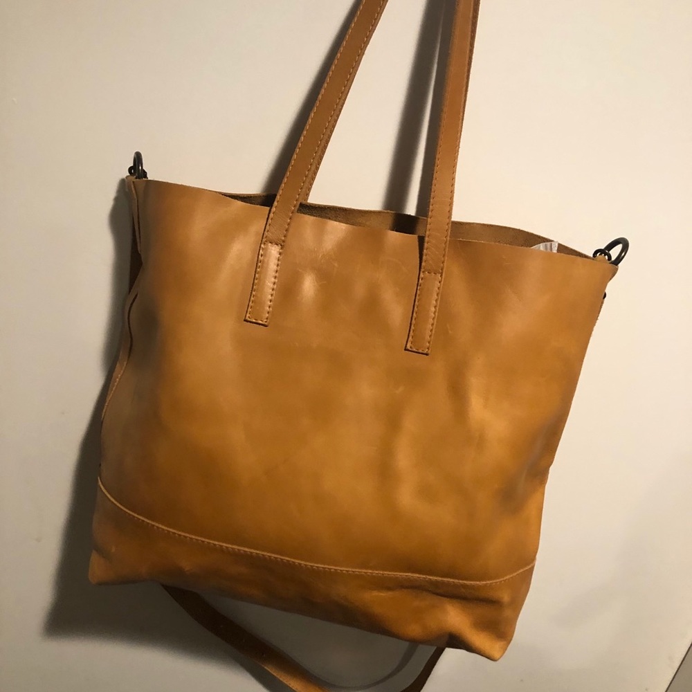 Fashionable Local + Global Leather Tote Bag